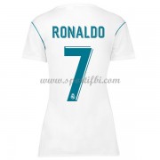 Maillot De Foot Real Madrid Femme 2017-18 Cristiano Ronaldo 7 Maillot Domicile..